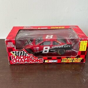 Racing Champions NASCAR # 8 Hut Stricklin Circuit City 1996  1/24 die cast car